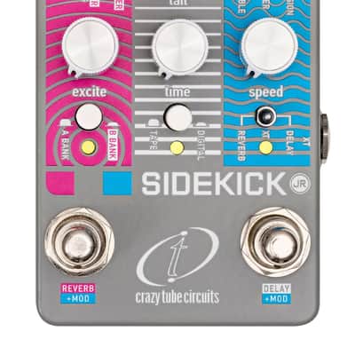 Crazy Tube Circuits Sidekick JR - Reverb Delay and Modulation image 2