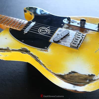 Fender Telecaster Yellow Heavy Aged Heavy Relic Bild 12