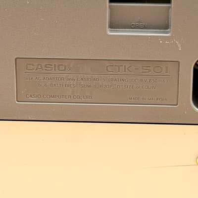 Casio CTK-501 Musical Information System image 13