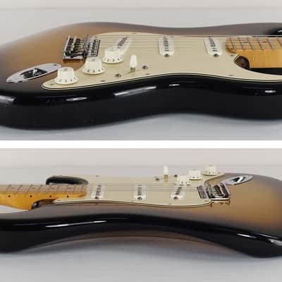 2009 Fender American Special Stratocaster Sunburst with Hardshell Case image 4