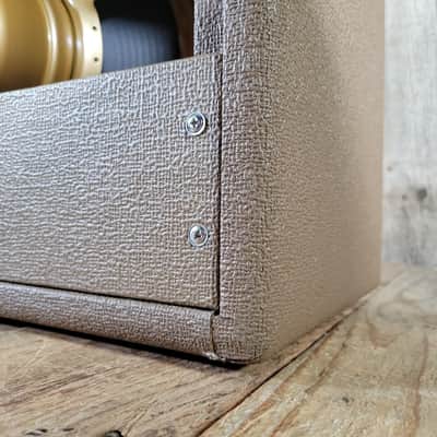 Fender Vibrolux Amp Wheat Grille 1962 - Brown Tolex image 15