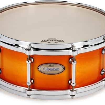 Pearl Symphonic Series Snare Drum - 5.5-inch x 14-Inch - Antique Sunburst image 2