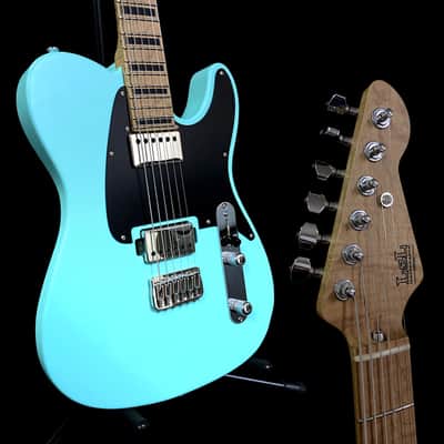 LsL Instruments Baribone Custom Shop 24 Fret Baritone Tele, Seafoam Green image 1