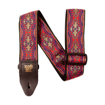 Ernie Ball Jacquard Guitar and Bass Strap, Kashmir Sunset imagen 2