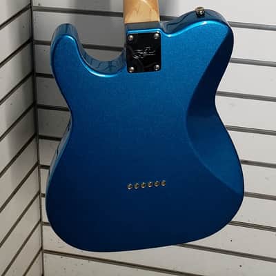 G&L USA Fullerton Deluxe ASAT Classic Blue Metal Flake image 2