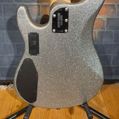 SPARKLE Ernie Ball Music Man StingRay 5 HH Maple Fretboard Silver Sparkle w/ OHSC image 17