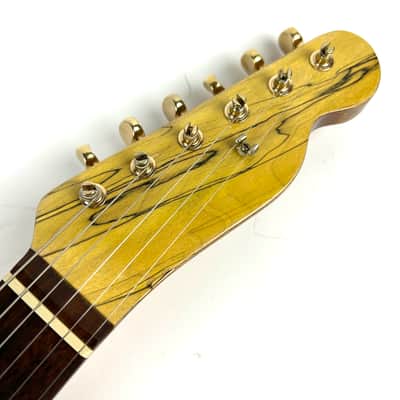 Custom Telecaster Abalone  Bound body with Spalted top. Rosewood board on Maple neck Fender Gigbag Included. image 4