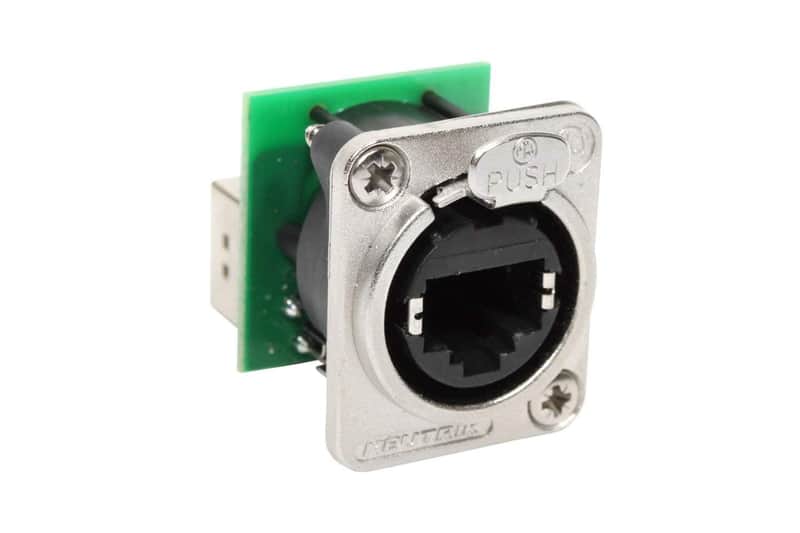 Elite Core Panel-Mount Connector | Seetronic NE8FDP | EtherCon Pass-Through image 1