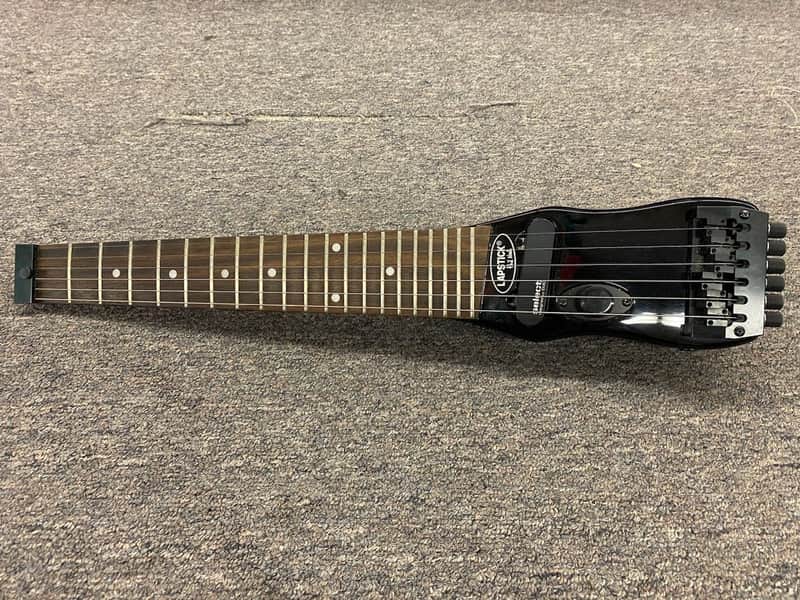 Lapstick Black Travel Electric Guitar | Reverb