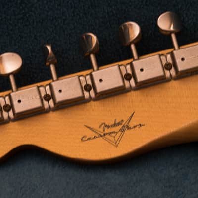Custom Shop Fender 59 Telecaster, Custom Relic MN Wide-Fade Chocolate 3-Color, Sunburst 2022 - sunburst image 11