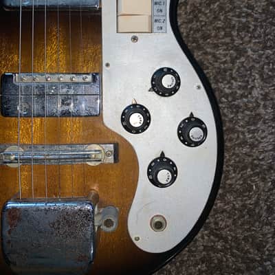 Vintage Teisco del ray Model wg Electric guitar made in japan 1965 image 6