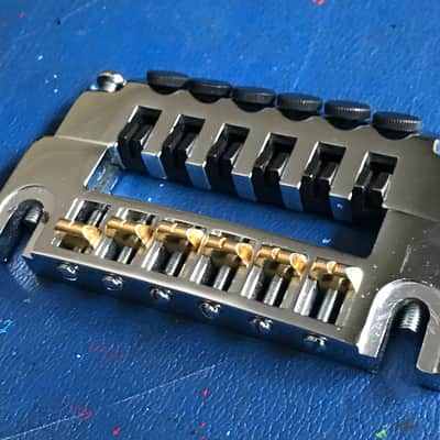 Schaller 456 Vintage Guitar Bridge/Tailpiece 1970's (Tony Iommi "Old Boy " SG Jaydee Super Rare!) image 12