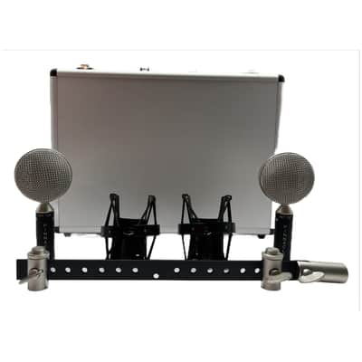 Pinnacle Microphones Fat Top Ribbon Microphone Pair, Black image 4