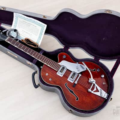 1967 Gretsch Tennessean 6119 Vintage Hollowbody Dark Cherry w/ HiLoTron, Case image 19