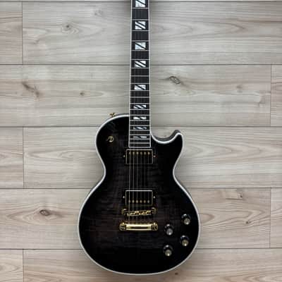 Gibson Les Paul Supreme Electric Guitar - Trans Ebony Burst #0206 image 2