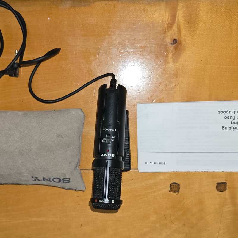 1988-1994 Sony ECM-909A Matte Black