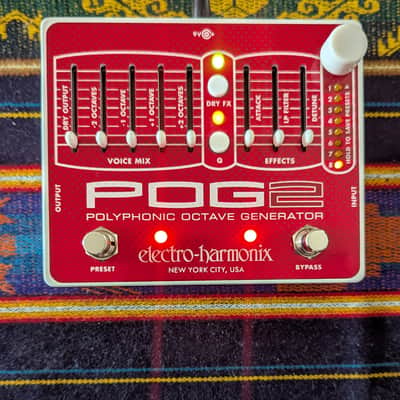 Electro-Harmonix POG2 Polyphonic Octave Generator 2009 - Present - Red / White image 1