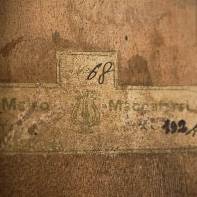 Original Mario Maccaferri classical guitar from 1924 image 13