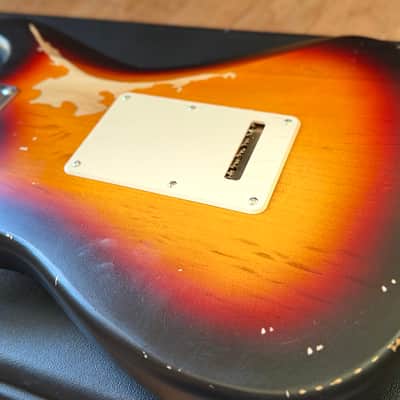 ALK Custom S-62 Relic – Roasted Flame Maple – Stainless Frets – Series Mod – Gotoh / Hipshot – Hard Case image 11