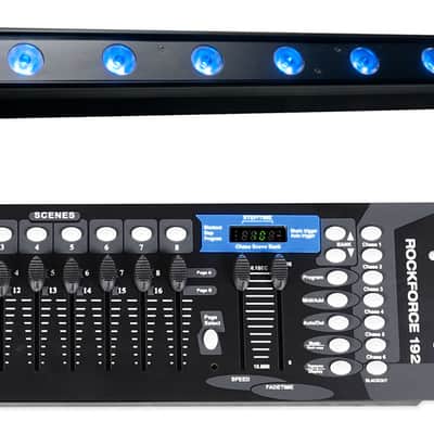 American DJ ADJ ULTRA HEX BAR 12 RF LED DMX Wash Light Bar+DMX Controller+Cable image 1
