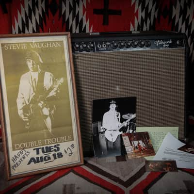 1964 Fender Vibroverb "Blackface" Stevie Ray Vaughan Owned image 1