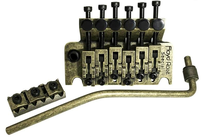 Floyd Rose FRTS7100 Special Series Tremolo Bridge System w/R2 Nut - GREEN BRONZE image 1