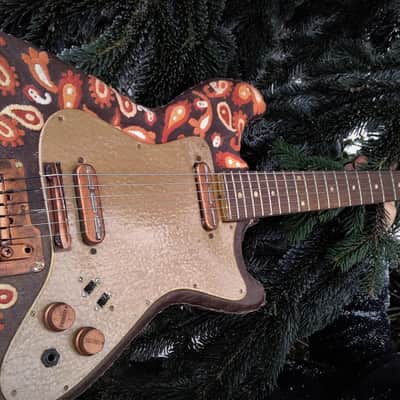 Klira Triumphator 1960 vintage German guitar Framus Hofner Hopf leather cover image 12