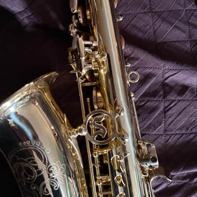 Selmer AS42 Professional Model: Warburton Edition Eb Alto Saxophone 2020s - Clear-Lacquered Brass image 7