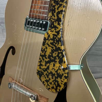Vintage 1956 Gretsch Electromatic 6184 Corvette Electric Guitar Jaguar Tan #2641 image 7