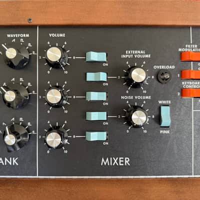 Moog Minimoog Model D Reissue (2022+ Cherry): Boxed, w/cover, Mint image 4