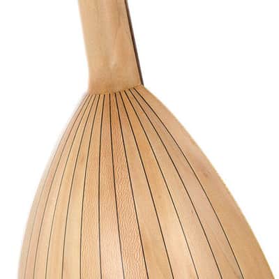 Folk Instruments Lute Guitar Spruce top, Body Lacewood, Maple neck. with Softbag image 6