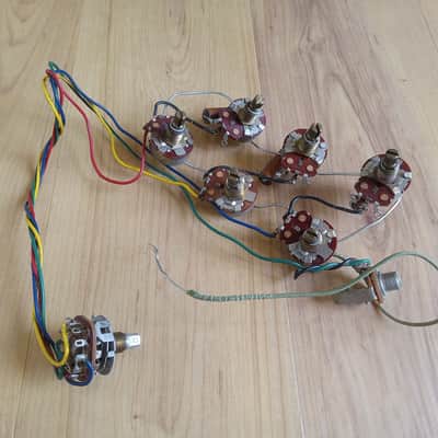 Vintage 1963 Kay Speed Demon Guitar Wiring Harness! CTS Pots, Rotary Switch, Jack, Caps! image 1
