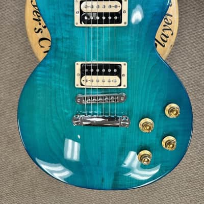 2017 Gibson Les Paul Studio Deluxe IV Caribbean Night w/ Case image 3