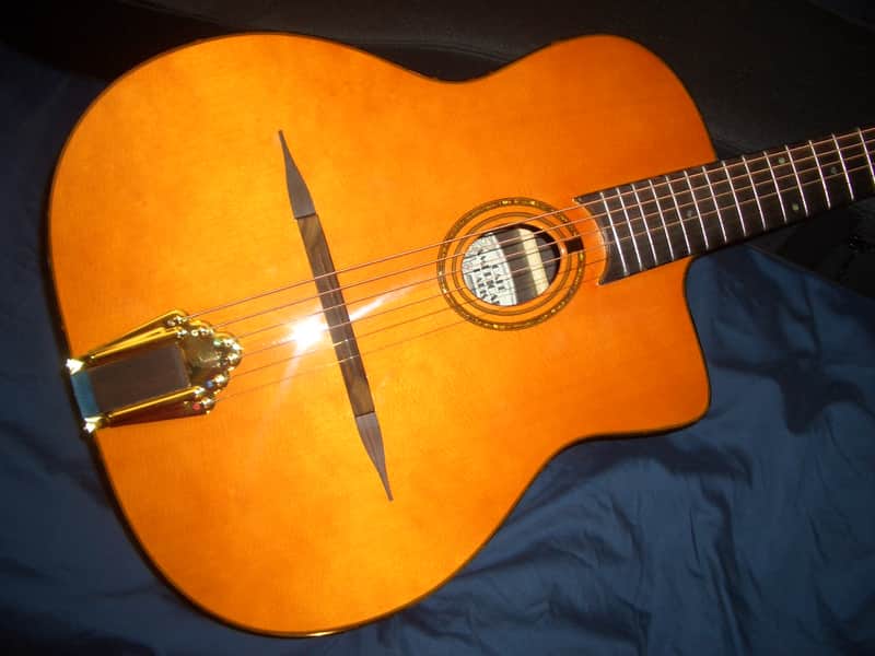 ON SALE. Cafe Americain Gypsy Jazz Guitar, From France Beautiful Manon Model. image 1
