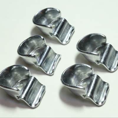 Set of 5 Slingerland Hoop Clips, Chrome Plated /1950s image 5
