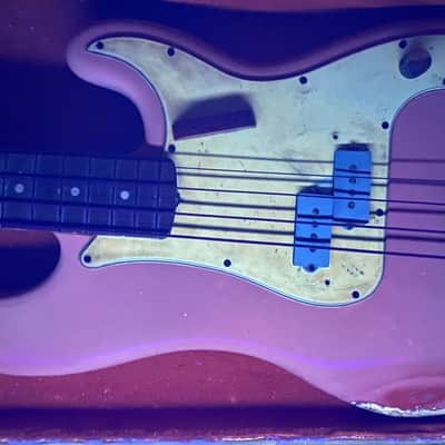 Fender Precision Bass 1963 - Fiesta Red - Custom Color - image 24