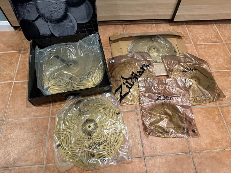 Zildjian L80 14/16/18" plus 20” ride and 10” splash - Buffed Bronze image 1