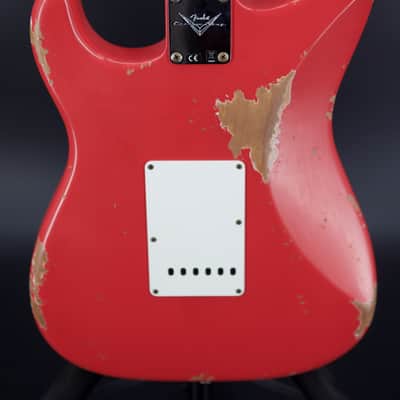 Fender Custom Shop '57 Reissue Stratocaster Relic Aged Fiesta Red image 15