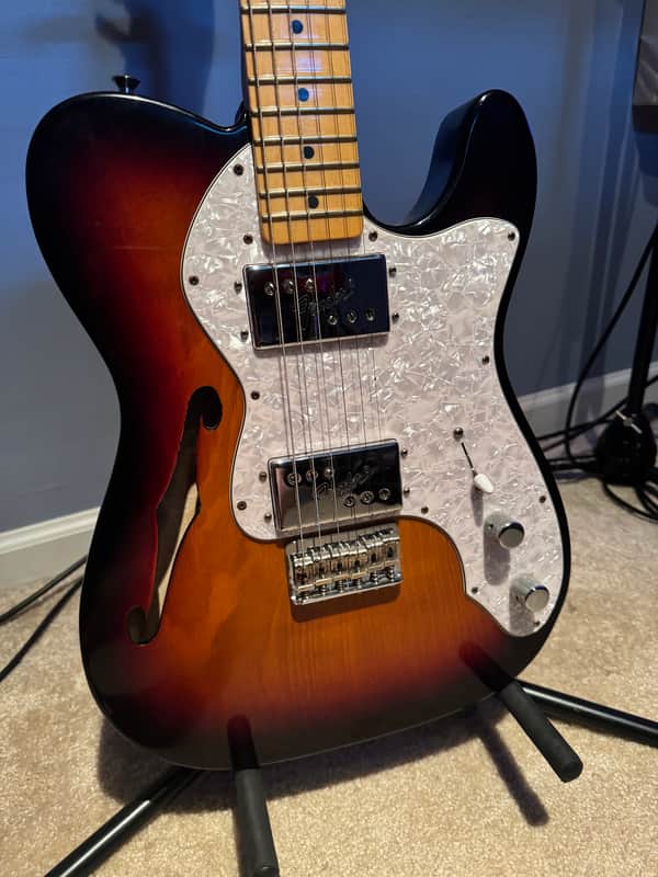Fender 2012 American Vintage FSR '72 Telecaster Thinline Sunburst image 1