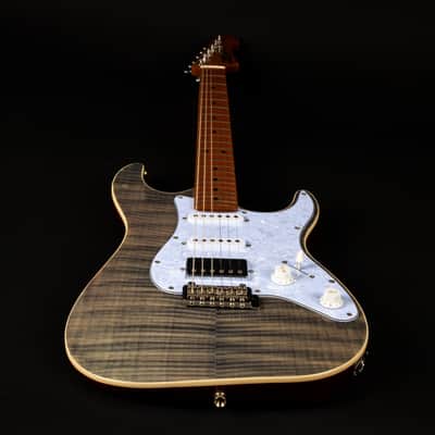 JET JS-450 TBK - Gloss Transparent Black with Flame Maple Top image 3