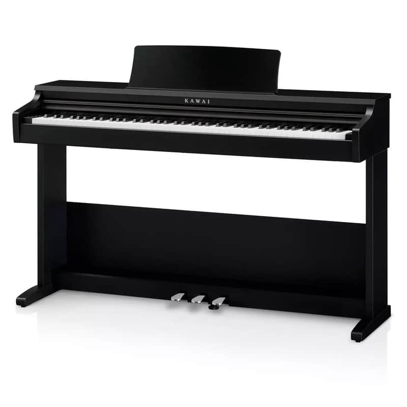 Kawai KDP75 88-Key Digital Piano with Bench – Embossed Black image 1