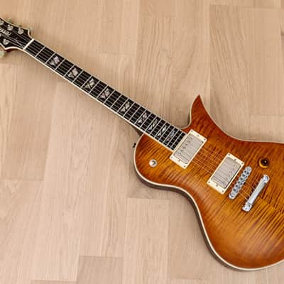 2002 Fernandes American Custom Ravelle Custom, Hand-Made w/ AAAAA Flame Maple Top, Case & Tags image 11