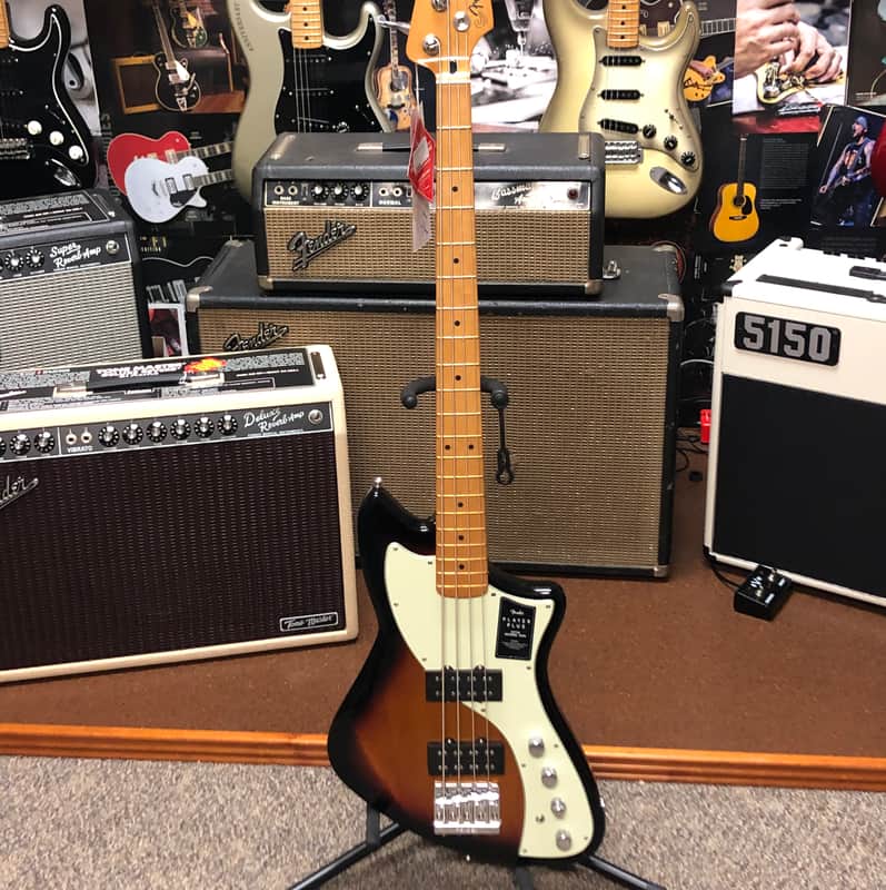 Fender Player Plus Active Meteora Bass 2022 - Present - 3-Color Sunburst image 1