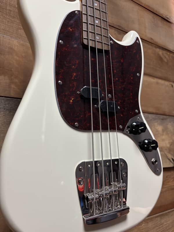 Squier Classic Vibe 60's Mustang Bass Olympic White image 1