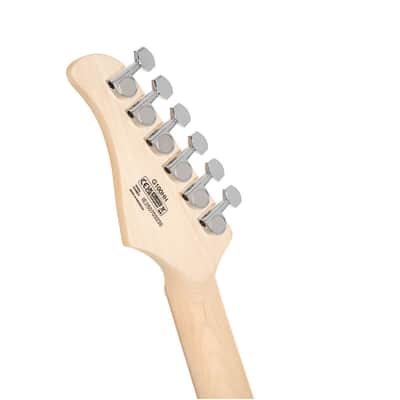 Cort G100 HH G Series Double Cutaway Electric Guitar - Open Pore Black Cherry (G100HHOPBC-U) image 6
