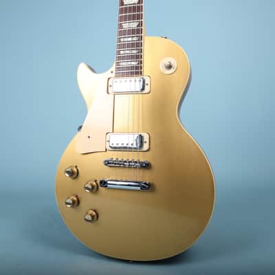 1976 Gibson Goldtop Left Handed Les Paul Deluxe Lefty Electric Guitar image 1