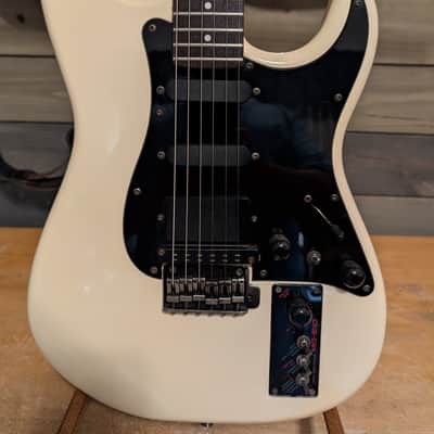 Casio MG-510 Electric Guitar MIDI Synth Controller 1980s White Very Good Condition image 4