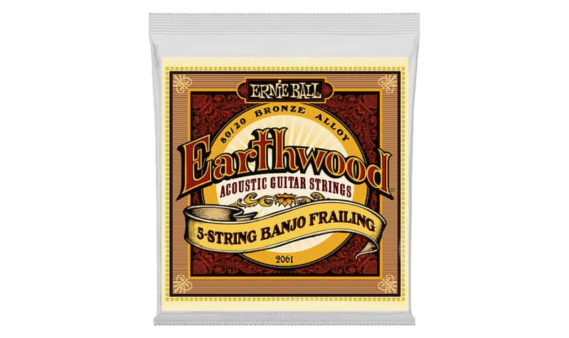 Earthwood 5-String Banjo Frailing Loop-End 80/20 Bronze 10-24 String Set Gauges .010, .013, .015, .024w, .010 image 1