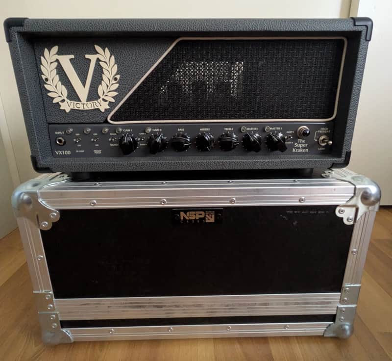 Victory Amps VX100 Super Kraken Heritage Series 100-Watt Head 2010s - With NSP Flight Case image 1