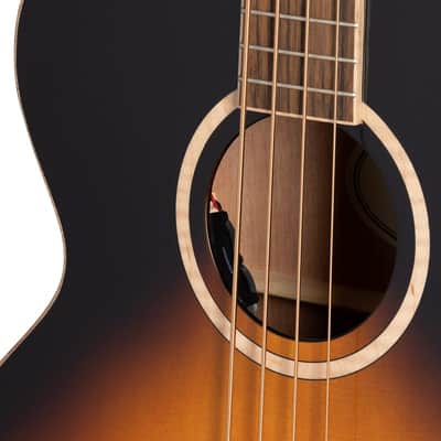 EPIPHONE El Capitain J-200 Studio IV Bass (Fishman Sonitone), Aged Vintage Sunburst Bild 3